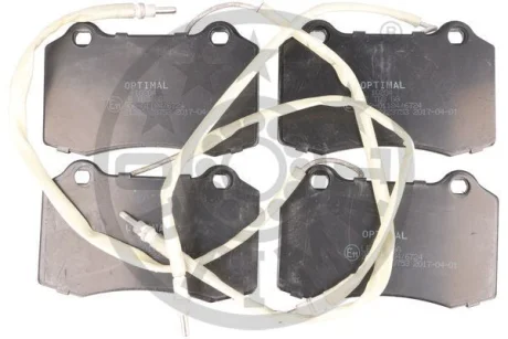 Гальмівні колодки дискові OPTIMAL BP10204