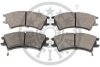 Гальмівні колодки дискові OPTIMAL BP-10261 (фото 2)