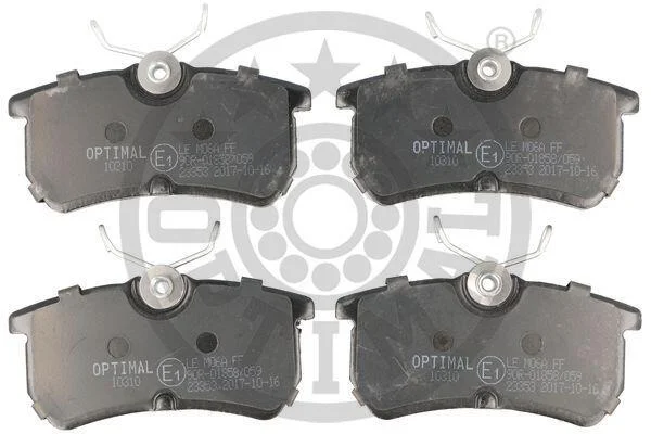 Гальмівні колодки дискові OPTIMAL BP10310 (фото 1)