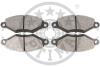 Гальмівні колодки дискові OPTIMAL BP-10316 (фото 2)
