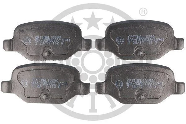 Гальмівні колодки дискові OPTIMAL BP10390 (фото 1)