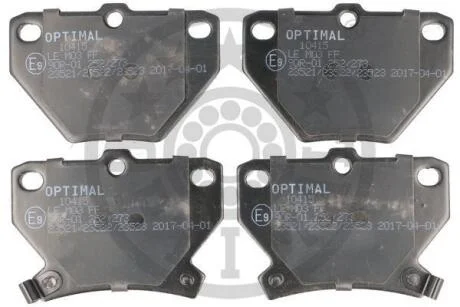 Гальмівні колодки дискові OPTIMAL BP10415