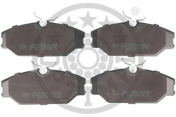 Гальмівні колодки дискові OPTIMAL BP10438 (фото 1)