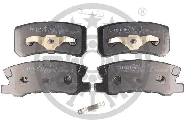 Гальмівні колодки дискові OPTIMAL BP10537 (фото 1)