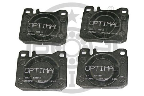 Гальмівні колодки дискові OPTIMAL BP-12046