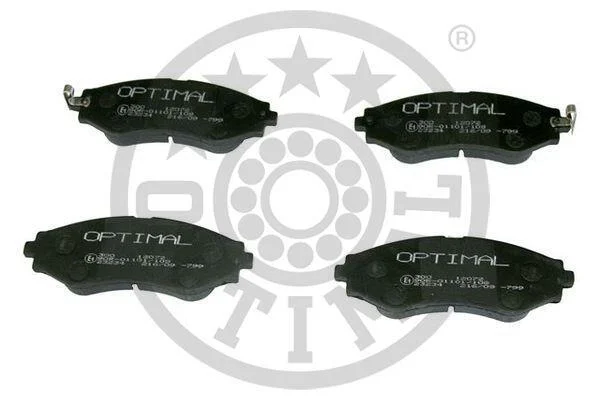 Гальмівні колодки дискові OPTIMAL BP12072 (фото 1)