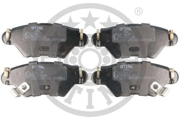 Гальмівні колодки дискові OPTIMAL BP12081 (фото 1)