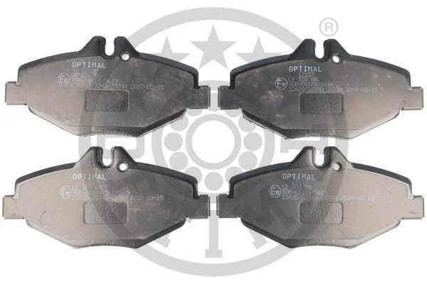 Гальмівні колодки дискові OPTIMAL BP12127 (фото 1)