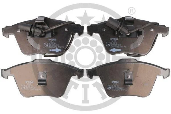 Гальмівні колодки дискові OPTIMAL BP12128 (фото 1)