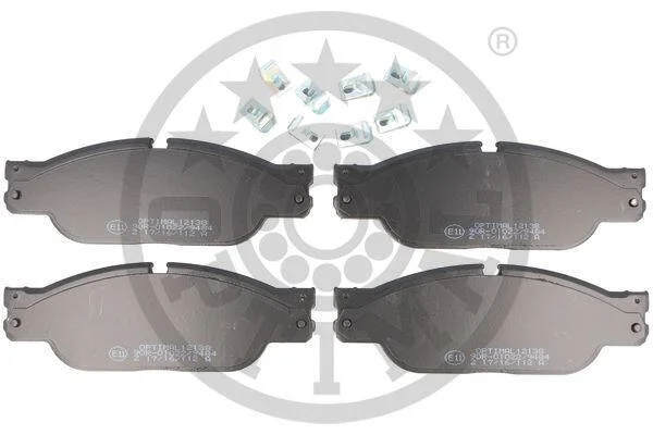 Гальмівні колодки дискові OPTIMAL BP12138 (фото 1)