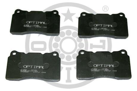 Гальмівні колодки дискові OPTIMAL BP-12166