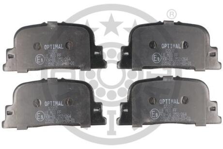 Гальмівні колодки дискові OPTIMAL BP-12207