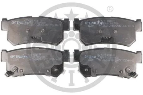 Гальмівні колодки дискові OPTIMAL BP12209