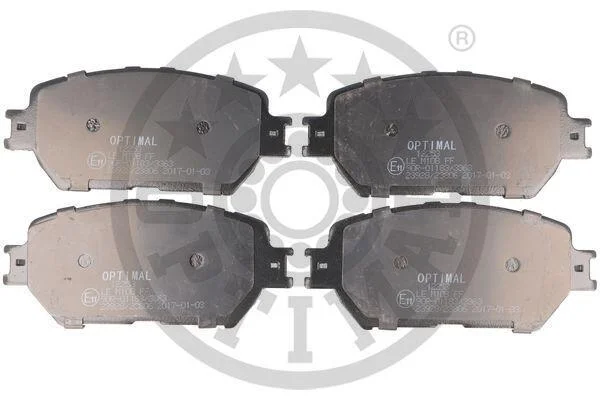 Гальмівні колодки дискові OPTIMAL BP12253 (фото 1)