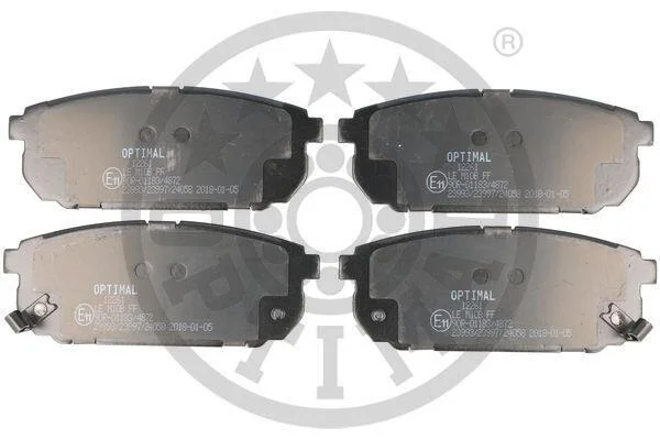 Гальмівні колодки дискові OPTIMAL BP12261 (фото 1)