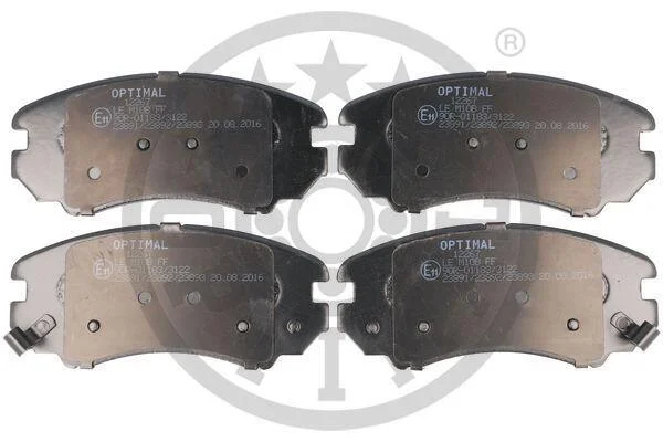 Гальмівні колодки дискові OPTIMAL BP12267 (фото 1)