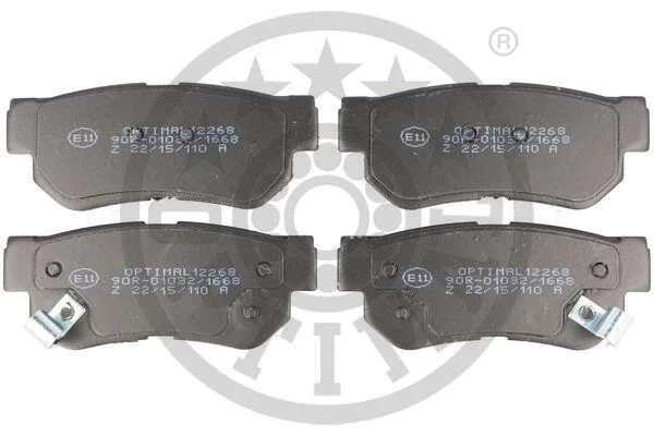 Гальмівні колодки дискові OPTIMAL BP12268 (фото 1)