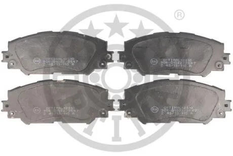 Гальмівні колодки дискові OPTIMAL BP12310
