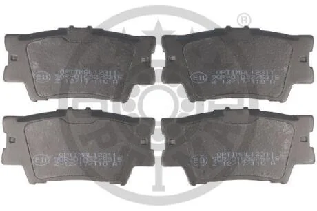 Гальмівні колодки дискові OPTIMAL BP12311