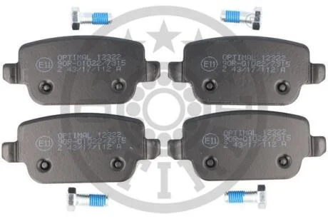 Гальмівні колодки дискові OPTIMAL BP12322