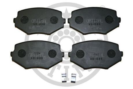 Гальмівні колодки дискові OPTIMAL BP-12326 (фото 1)