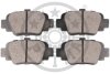 Гальмівні колодки дискові OPTIMAL BP-12330 (фото 2)