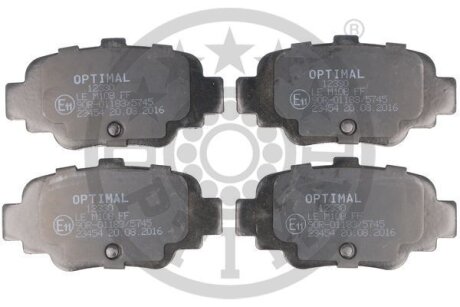 Гальмівні колодки дискові OPTIMAL BP-12330