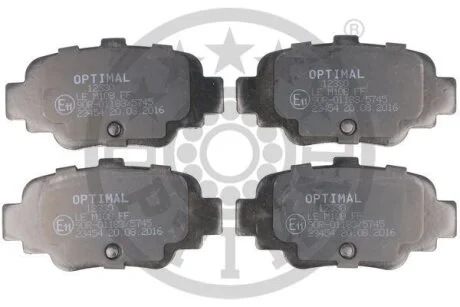 Гальмівні колодки дискові OPTIMAL BP12330