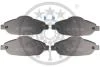 Гальмівні колодки дискові OPTIMAL BP12340 (фото 1)