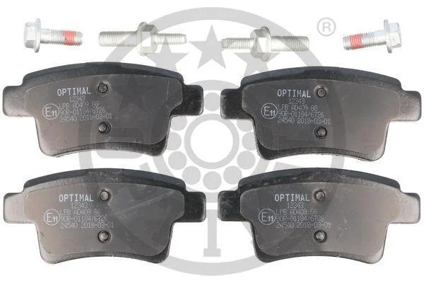 Гальмівні колодки дискові OPTIMAL BP12343 (фото 1)