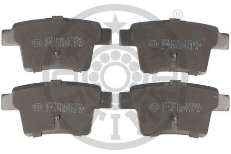 Гальмівні колодки дискові OPTIMAL BP-12350