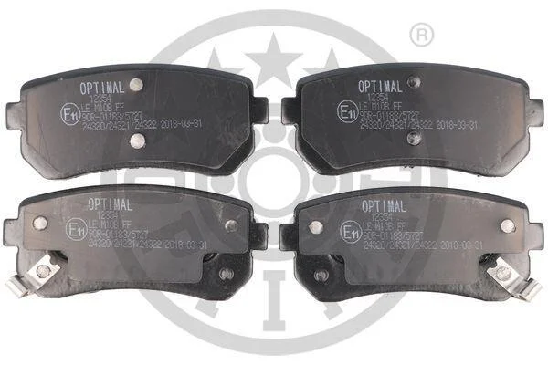 Гальмівні колодки дискові OPTIMAL BP12354 (фото 1)