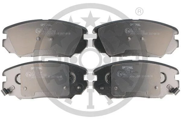 Гальмівні колодки дискові OPTIMAL BP12361 (фото 1)