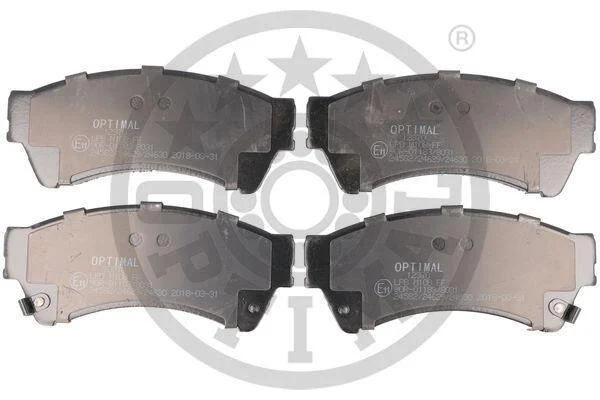 Гальмівні колодки дискові OPTIMAL BP12370 (фото 1)