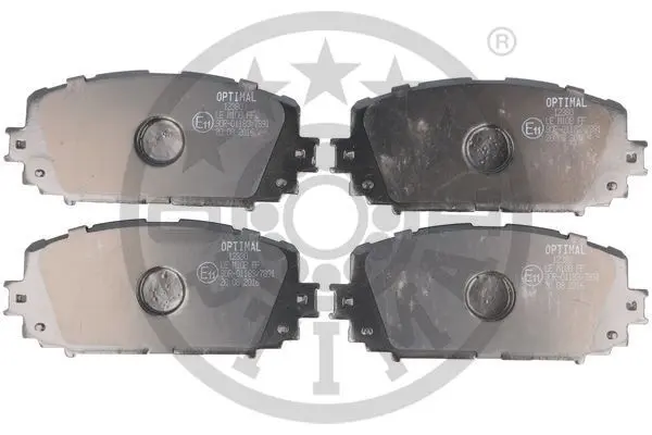 Гальмівні колодки дискові OPTIMAL BP12380 (фото 1)