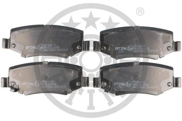 Гальмівні колодки дискові OPTIMAL BP12382 (фото 1)