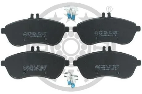 Гальмівні колодки дискові OPTIMAL BP12387