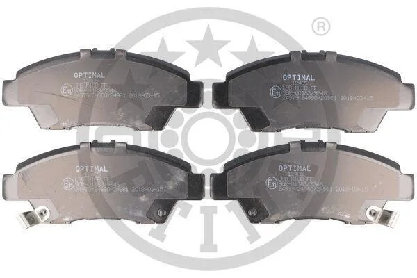 Гальмівні колодки дискові OPTIMAL BP12405 (фото 1)