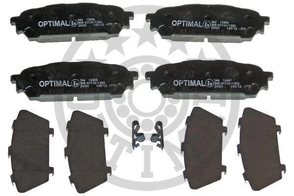 Гальмівні колодки дискові OPTIMAL BP12406 (фото 1)