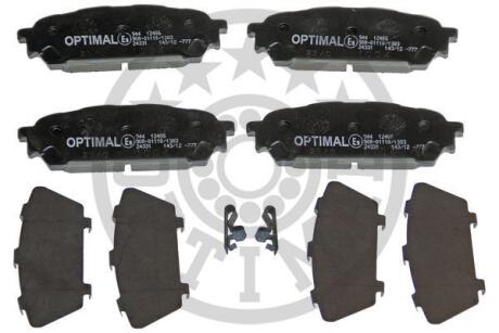 Гальмівні колодки дискові OPTIMAL BP-12406