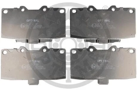 Гальмівні колодки дискові OPTIMAL BP12411