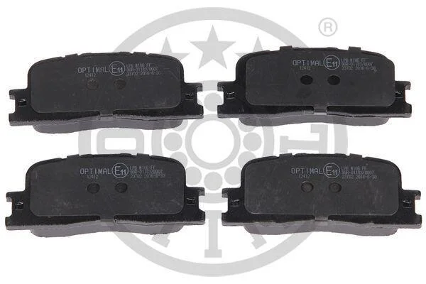 Гальмівні колодки дискові OPTIMAL BP12412 (фото 1)