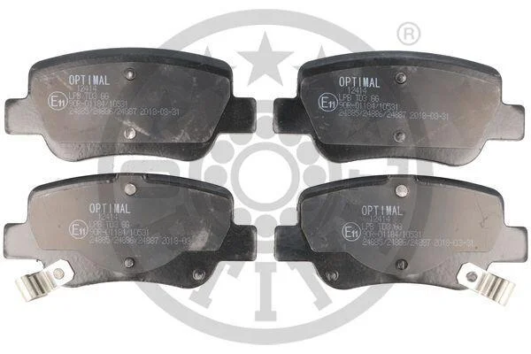 Гальмівні колодки дискові OPTIMAL BP12414 (фото 1)