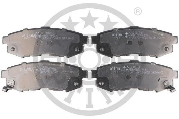 Гальмівні колодки дискові OPTIMAL BP12421 (фото 1)
