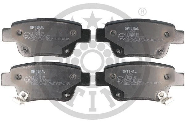 Гальмівні колодки дискові OPTIMAL BP12429 (фото 1)