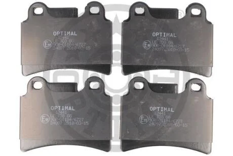 Гальмівні колодки дискові OPTIMAL BP12441