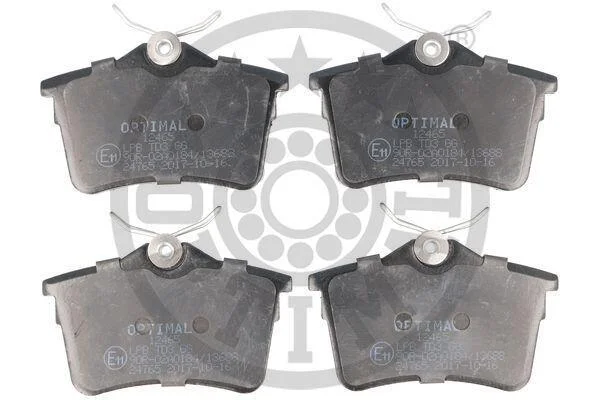 Гальмівні колодки дискові OPTIMAL BP12465 (фото 1)