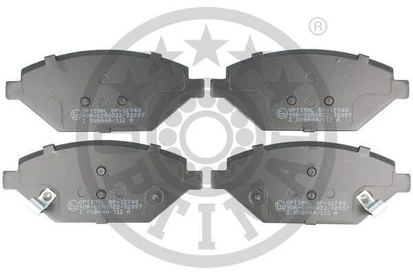 Гальмівні колодки дискові OPTIMAL BP12478 (фото 1)