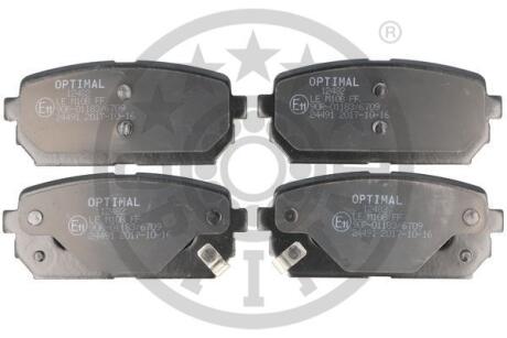Гальмівні колодки дискові OPTIMAL BP-12482
