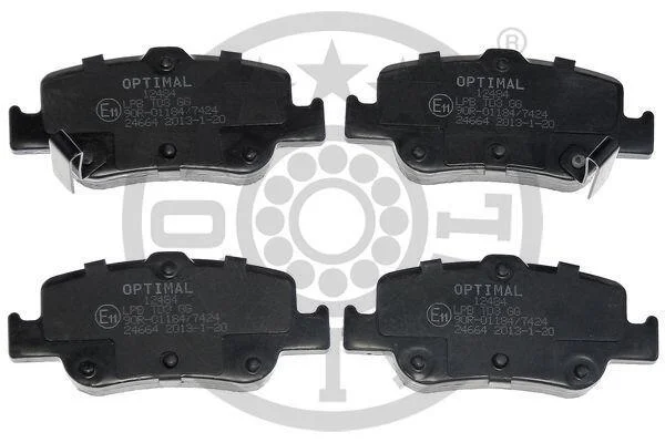Гальмівні колодки дискові OPTIMAL BP12484 (фото 1)